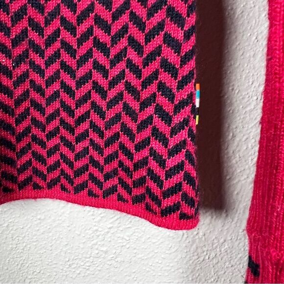 Smartwool Dacono Chevron Funnel Neck Merino Wool Ski Sweater Size Small - Picture 3 of 7